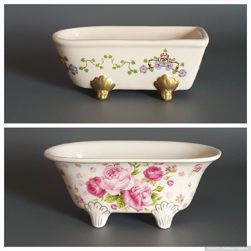 Ванночки для кукол — Миниатюра для кукол