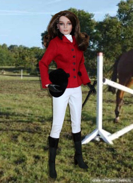 Выкройка PDF в натуральную величину / костюм для верховой езды / кукла Тоннер Tonner рост 40-41 см (фото 2)