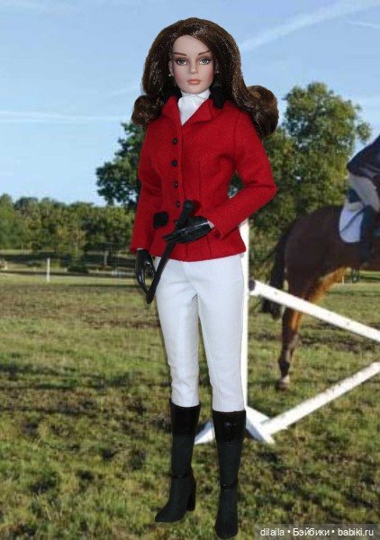 Выкройка PDF в натуральную величину / костюм для верховой езды / кукла Тоннер Tonner рост 40-41 см (фото 4)