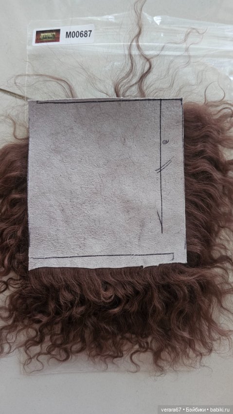 Трессы тибетской ламы на шкурке (фото 7)