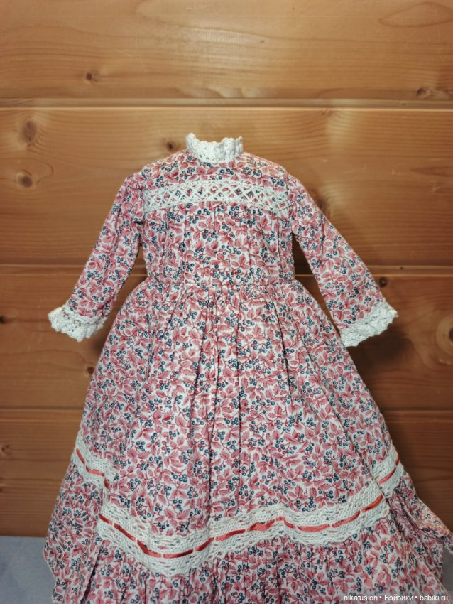Платье для антикварной или винтажной куклы (фото 3)