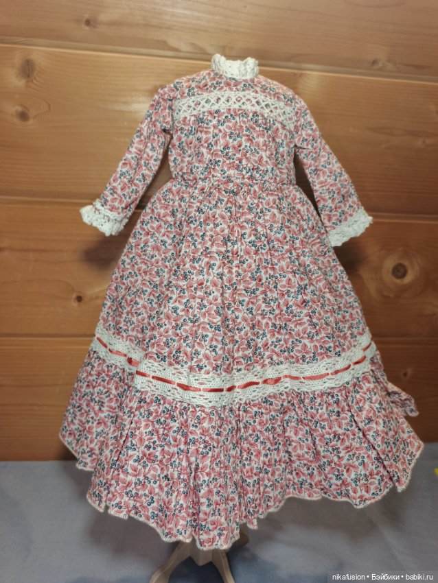 Платье для антикварной или винтажной куклы (фото 2)