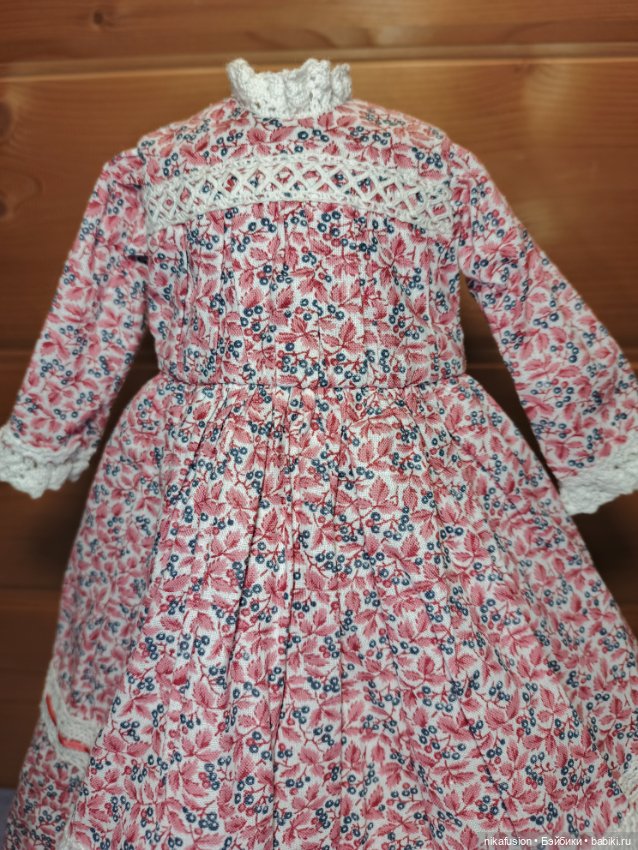 Платье для антикварной или винтажной куклы (фото 4)