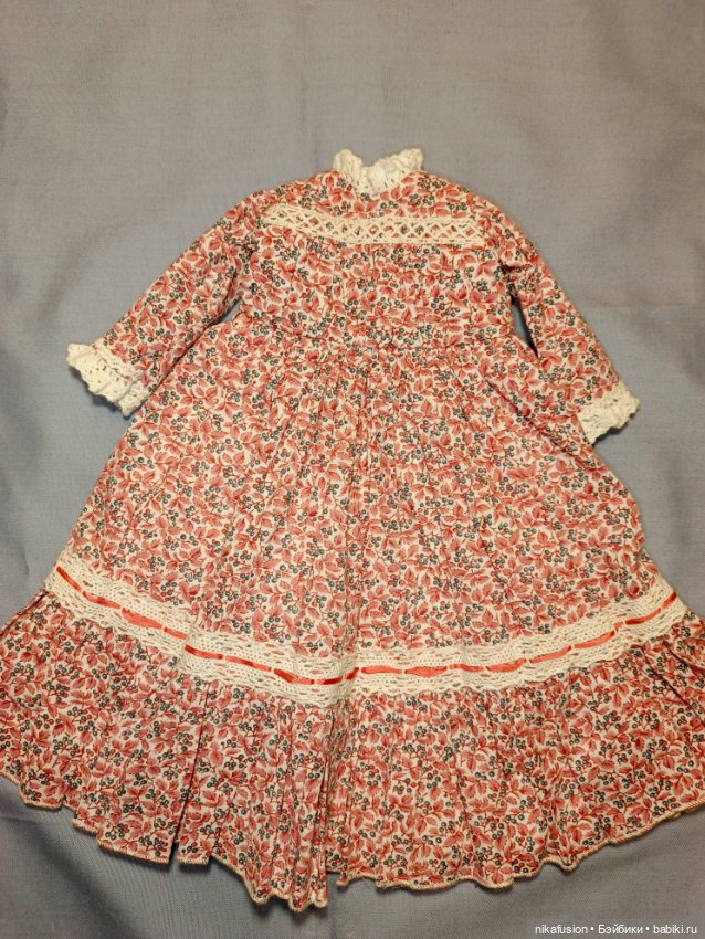 Платье для антикварной или винтажной куклы (фото 9)