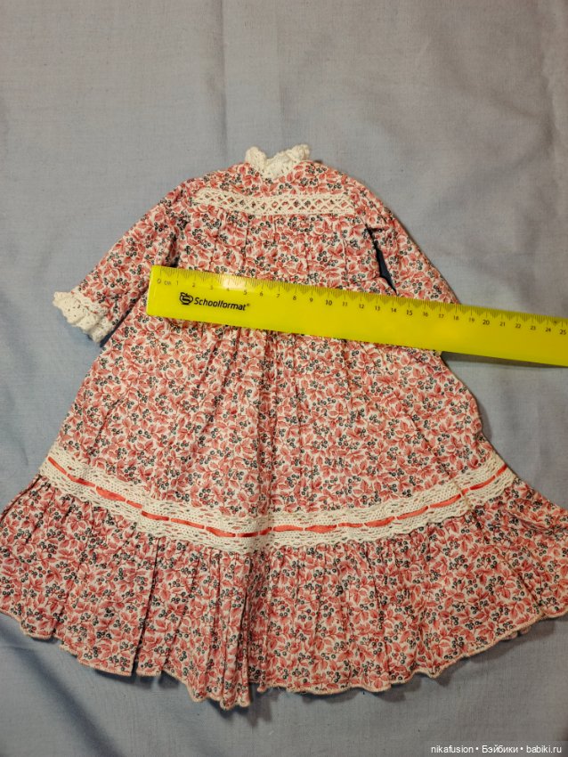Платье для антикварной или винтажной куклы (фото 6)