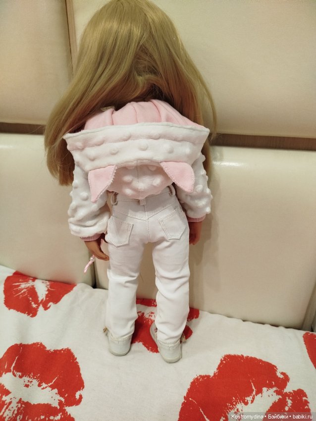 Кофта и джинсы для кукол готц (фото 4)
