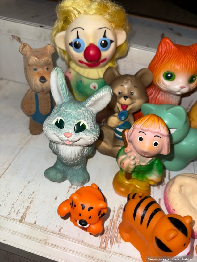 Резиновые игрушки СССР — Винтажные куклы и игрушки детства (фото 2)
