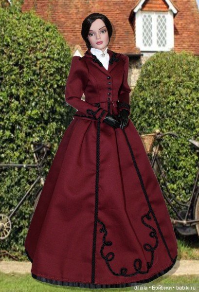 Выкройка PDF в натуральную величину / прогулочный костюм 1890-х годов для кукол Тоннер Tonner 41 см (фото 2)