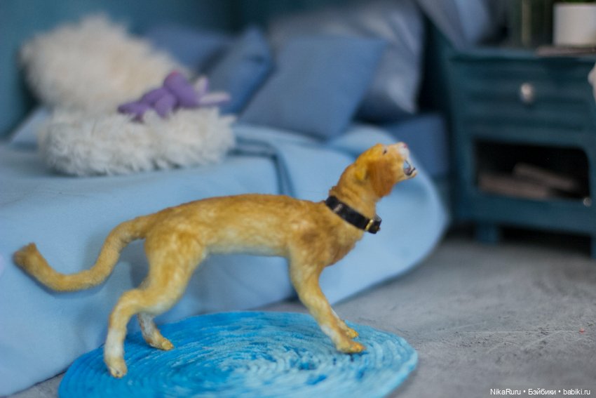 Дикая кошка для Барби в смешанной технике (фото 2)