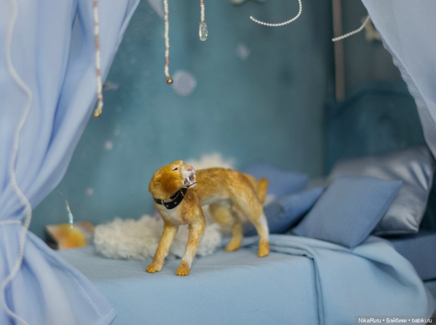 Дикая кошка для Барби в смешанной технике (фото 5)