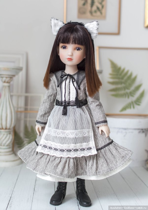 Одежда для Ruby Red Руби Ред: платье, ободок, воротничок, фартук, юбочка, чулочки (фото 7)