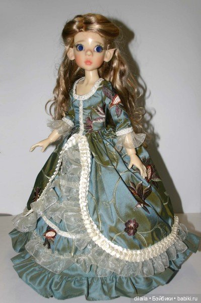 Выкройка PDF в натуральную величину / платье в викторианском стиле для куклы Kaye Wiggs Кайе Виггс (фото 2)