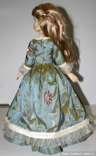 Выкройка PDF в натуральную величину / платье в викторианском стиле для куклы Kaye Wiggs Кайе Виггс (фото 4)