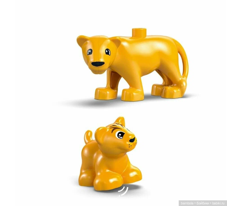 Lego Duplo Семейства диких животных: пингвины и львы (фото 4)
