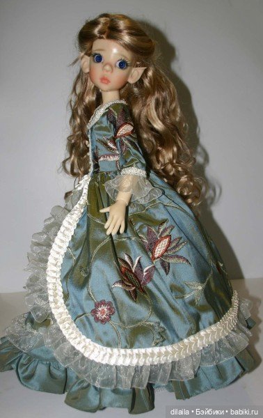 Выкройка PDF в натуральную величину / платье в викторианском стиле для куклы Kaye Wiggs Кайе Виггс (фото 3)