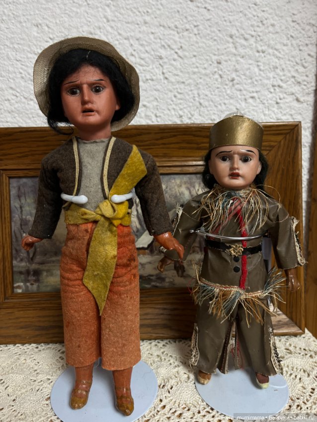 2 ориентальные минички Armand Marseille в индейских костюмах (фото 8)