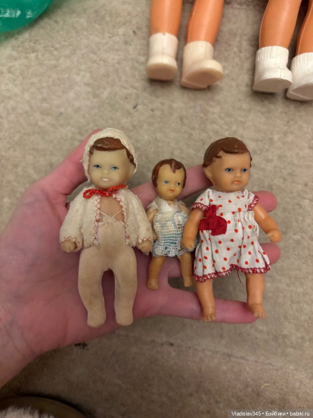 Лот редких старинных пупсов