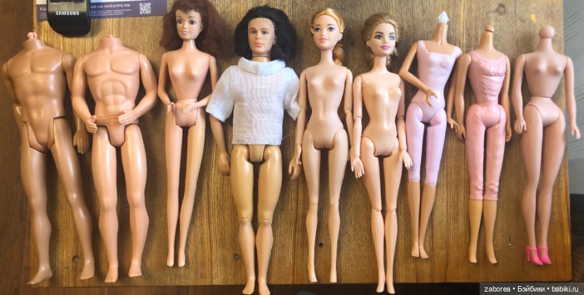 Большой лот игровых кукол-аналогов и винтажных тел
