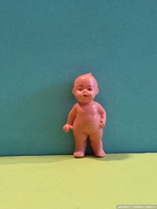 Целлулоидный пупсик кьюпи Minerva, высота 5 см