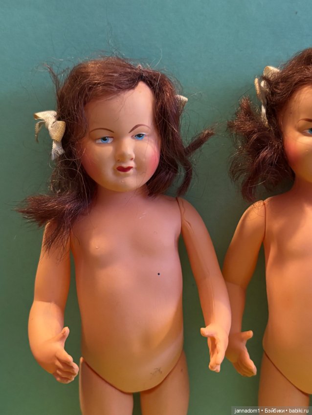 Целлулоидные французские куколки Petit Collin, высота 20 см (фото 3)