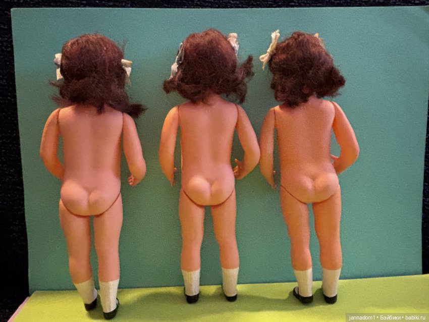 Целлулоидные французские куколки Petit Collin, высота 20 см (фото 6)