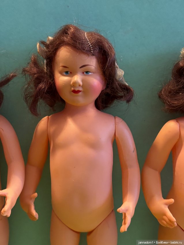 Целлулоидные французские куколки Petit Collin, высота 20 см (фото 4)