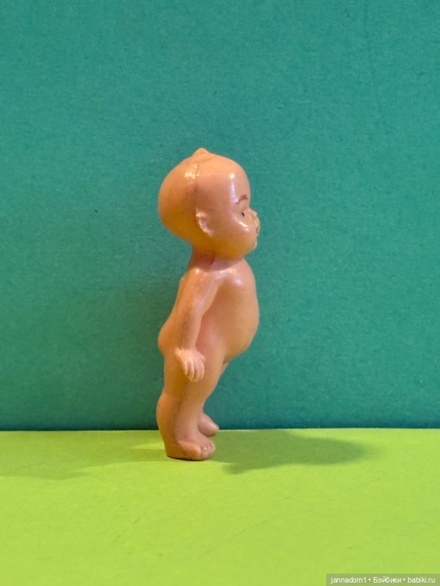 Целлулоидный пупсик кьюпи Minerva, высота 5 см (фото 4)