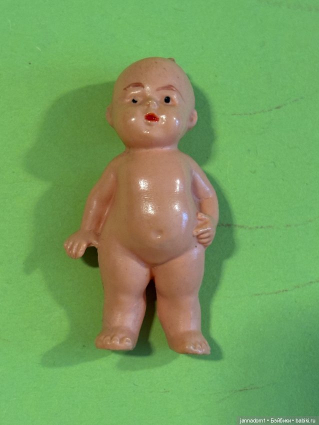 Целлулоидный пупсик кьюпи Minerva, высота 5 см (фото 7)