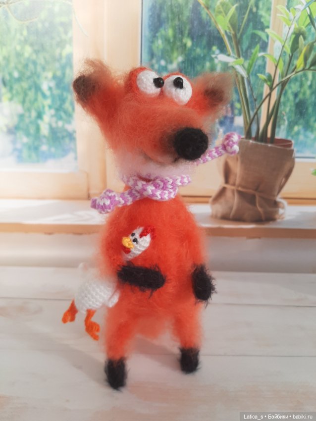 Лис Лёнька и лисенок — Авторские игрушки (фото 3)