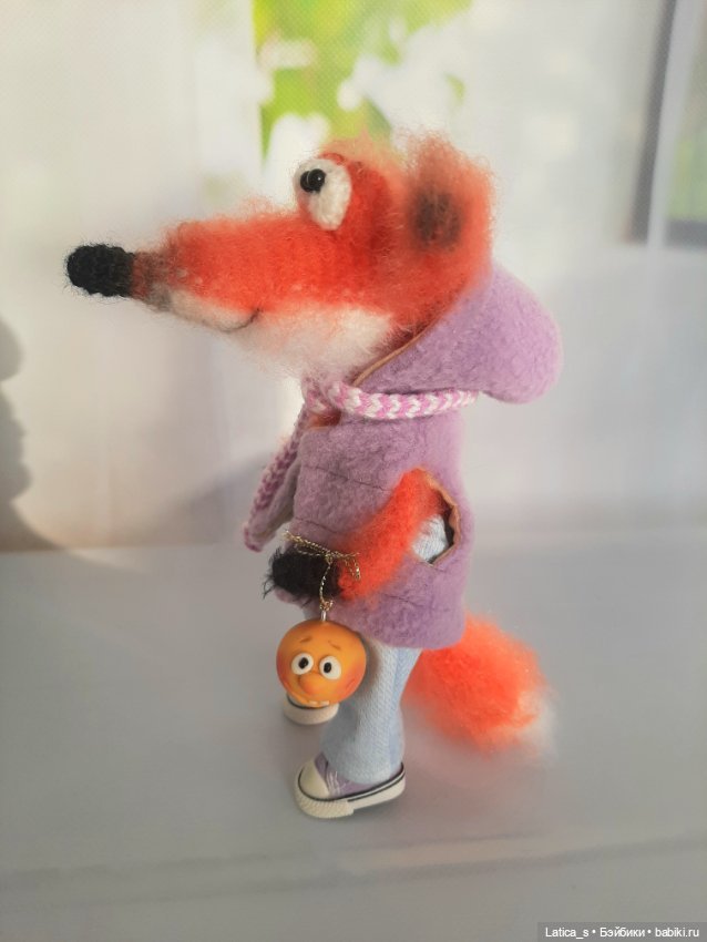 Лис Лёнька и лисенок — Авторские игрушки