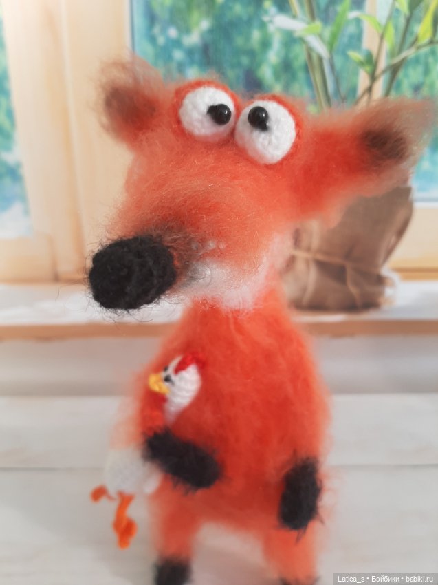 Лис Лёнька и лисенок — Авторские игрушки (фото 6)