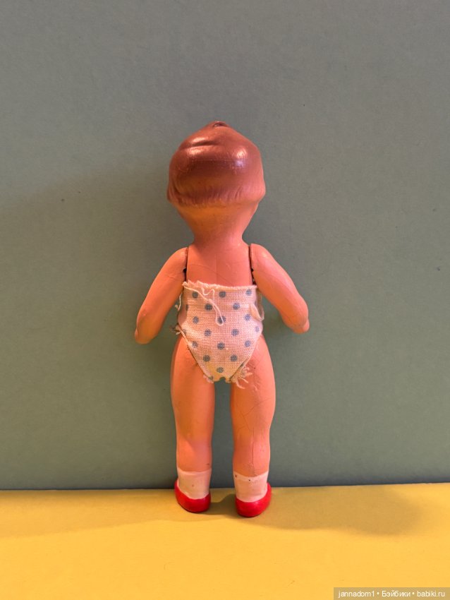 Очаровательная керамическая куколка Tebu с рельефными волосами, высота 14 см (фото 3)