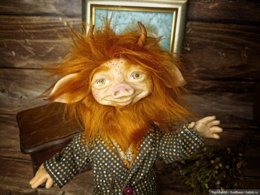 Рыжий чёртик — Авторские куклы (фото 2)