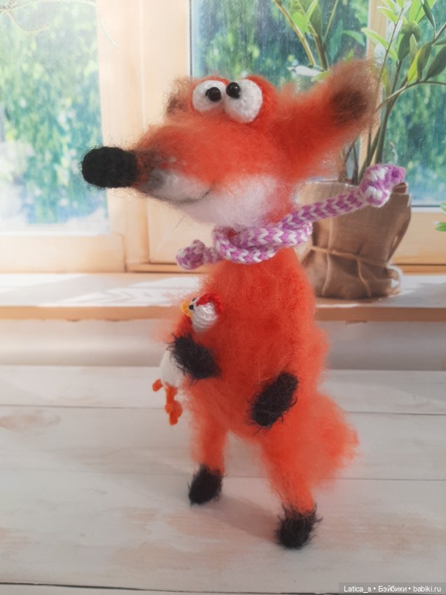 Лис Лёнька и лисенок — Авторские игрушки (фото 2)