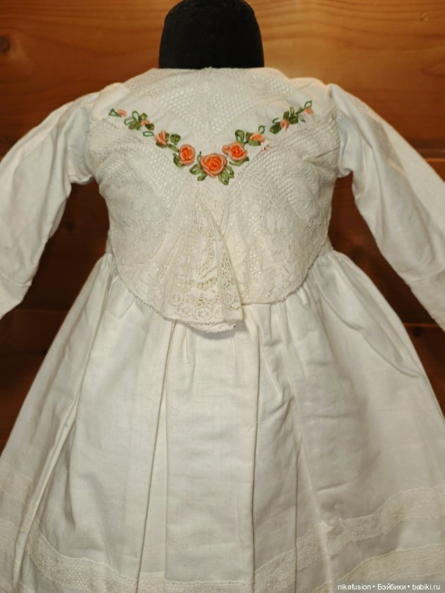 Платье на большую антикварную или винтажную куклу (фото 4)