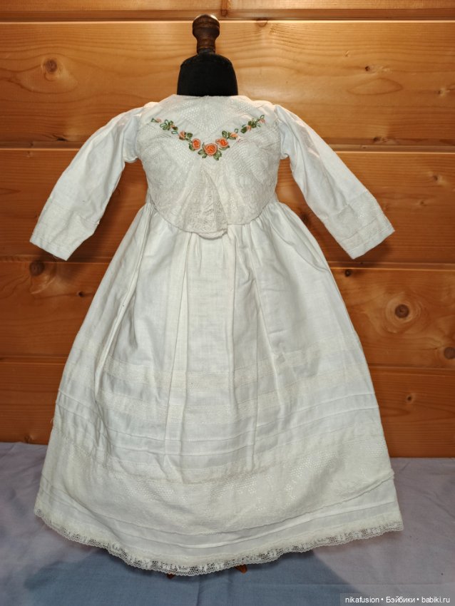 Платье на большую антикварную или винтажную куклу (фото 2)