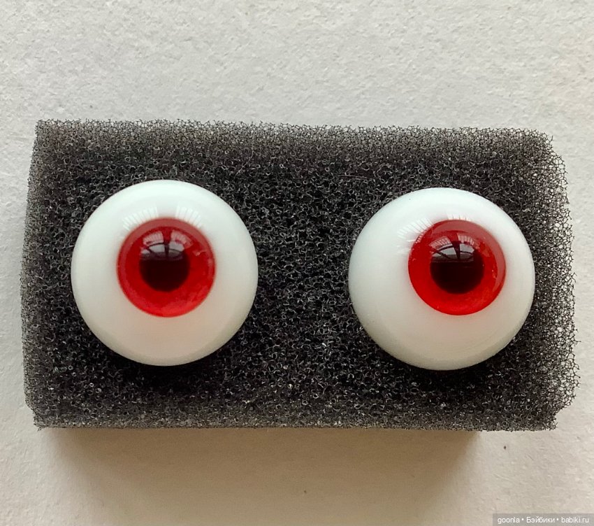 Глаза стекло 14мм — Глаза для BJD