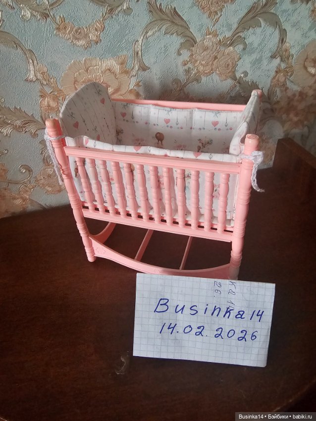 Кроватка для пупсиков barbie (фото 7)