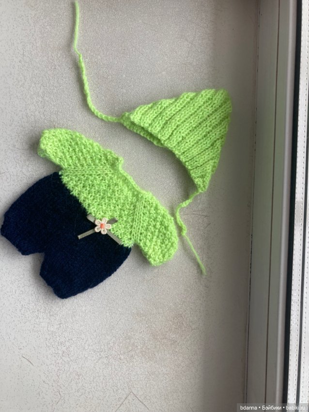 Вязанные песочники для пупсят (фото 4)