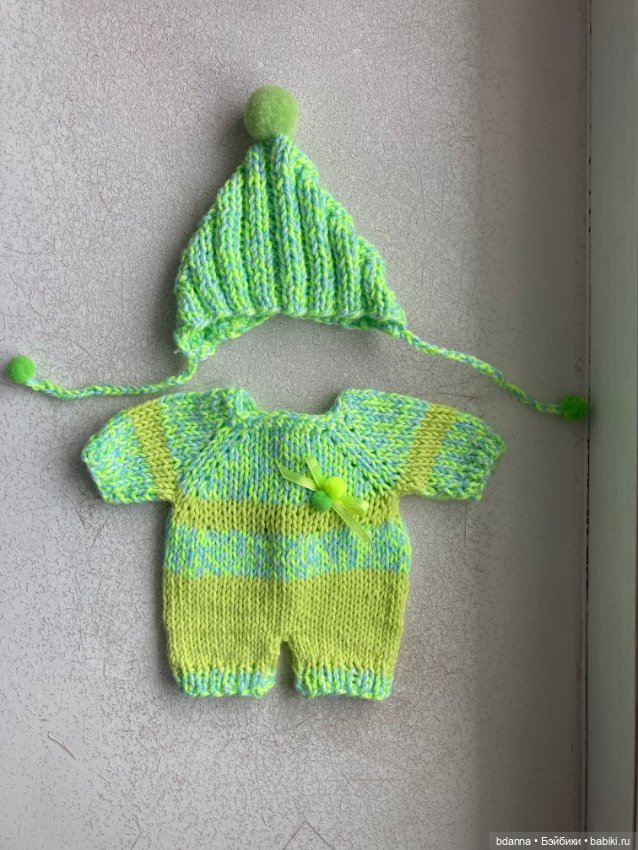 Вязанные песочники для пупсят (фото 2)