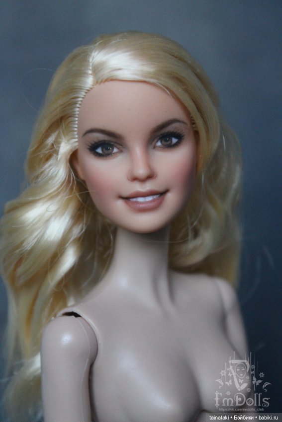 Голова куклы барби Милли ООАК (фото 5)