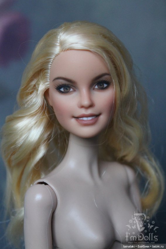Голова куклы барби Милли ООАК (фото 2)
