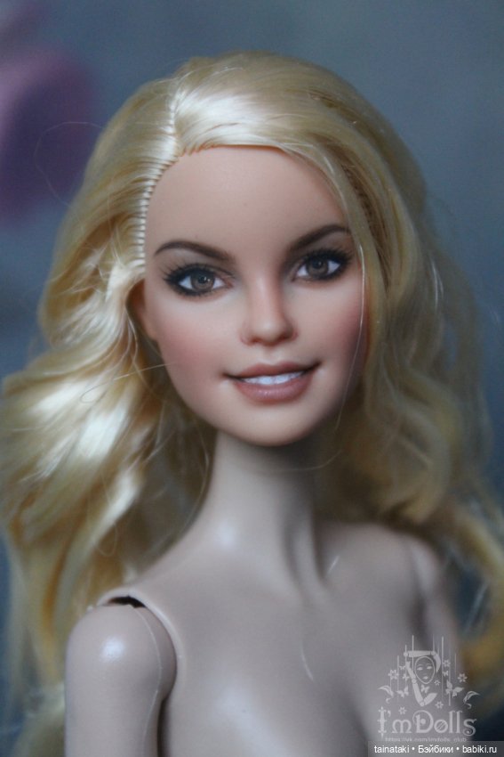 Голова куклы барби Милли ООАК (фото 3)