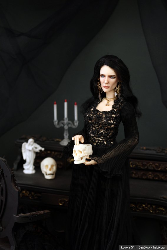 Авторская шарнирная кукла Медиум (фото 2)