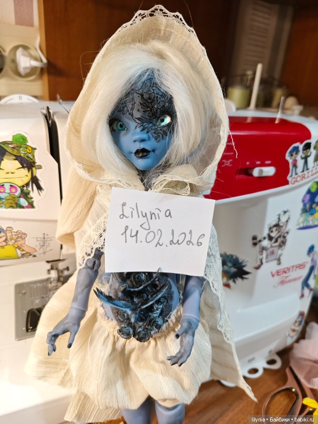 Авторская бжд куколка Птица