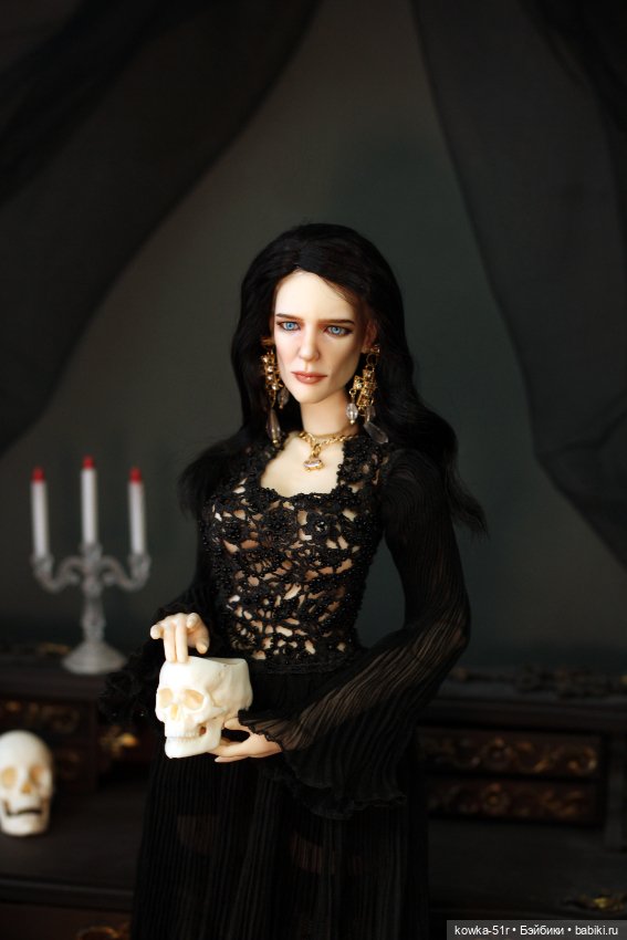 Авторская шарнирная кукла Медиум (фото 5)