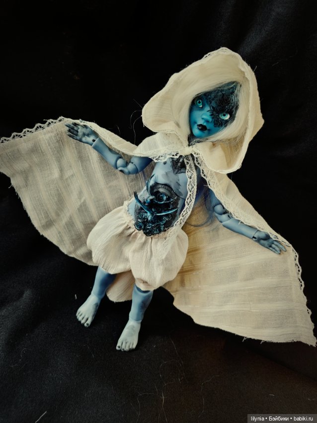 Авторская бжд куколка Птица (фото 7)