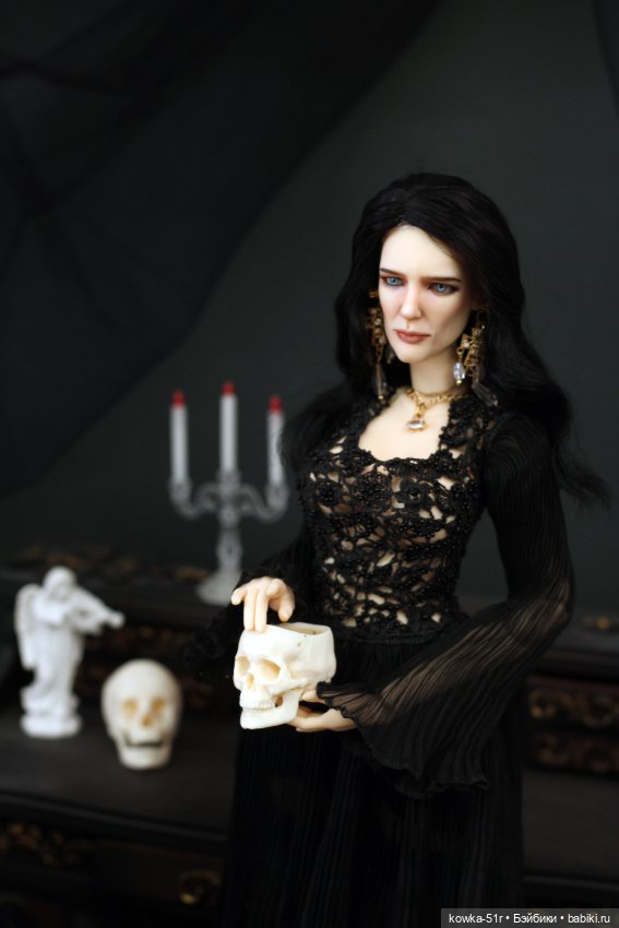 Авторская шарнирная кукла Медиум (фото 3)