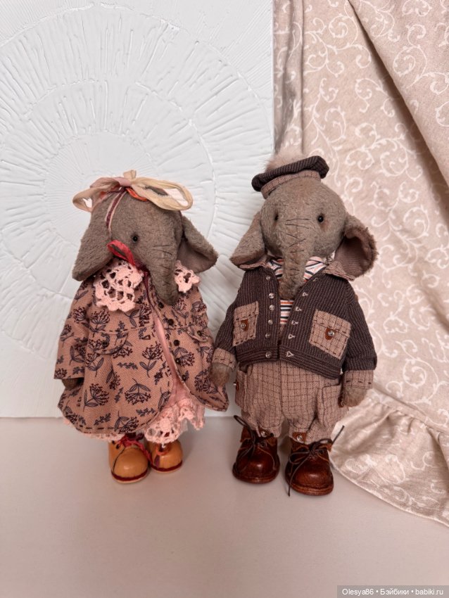 Слоны Тедди — Авторские игрушки (фото 3)
