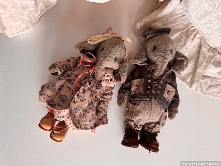 Слоны Тедди — Авторские игрушки